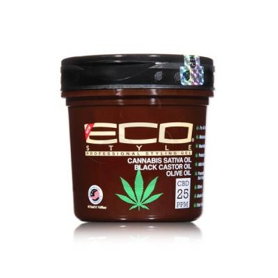 Stajlingový gél Eco Styler Cannabis Sativa Oil 236,5 ml ľahká vodová formula so silným držaním pre definíciu kučier.