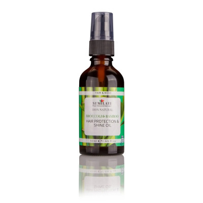 Sumilayi Broccoli & Bamboo Protection and Shine Oil - olej pre ochranu a lesk vlasov 50ml