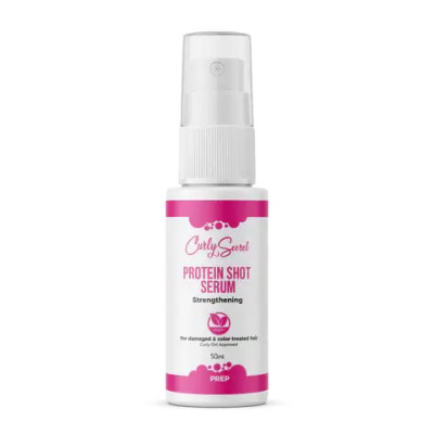 Curly Secret Protein Shot Serum 50ml, pumpičkové proteinové sérum na posilnenie vlasov a vypĺňanie prázdnych miest