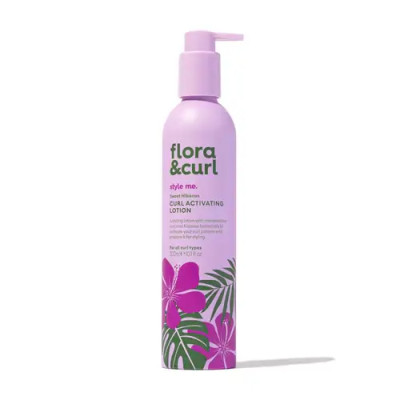 Flora & Curl Sweet Hibiscus Curl Activating lotion 300ml - stajlingový krém na kučery, znižuje frizz a dodáva lesk