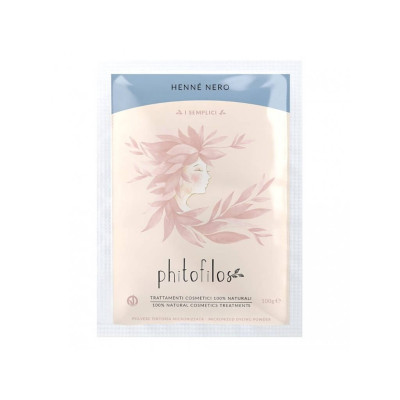 Phitofilos henna čierna 100 g – prírodný hennový prášok pre hnedé vlasy