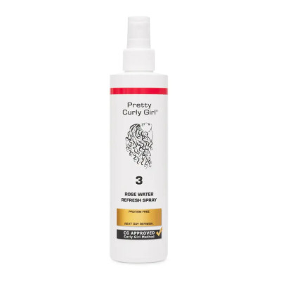 Pretty Curly Girl Rose Water Refresh Spray - hydratačný sprej na refresh s ružovou vodou 200ml