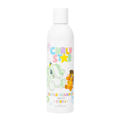 Curly Star Gentle Shampoo 200 ml – jemný detský šampón s ananásovým extraktom a mangovým maslom.