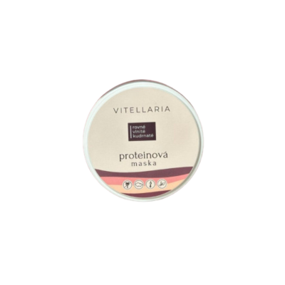 Vitellaria proteínová vlasová maska 200ml – pre obnovu, posilnenie a lesk vlasov.