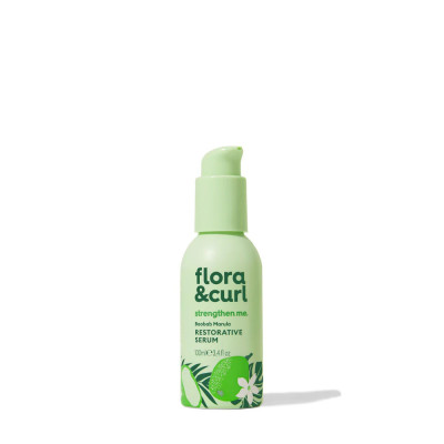 Flora&Curl Restorative Serum Baobab Marula 100 ml obnovujúceho vlasového séra na kučeravé vlasy pre posilnenie a lesk.