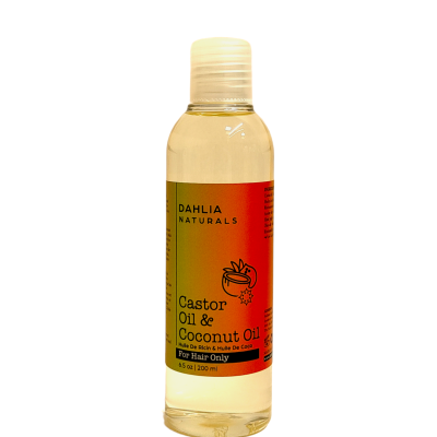 Dahlia castor oil & coconut oil - ricínovo koosový olej