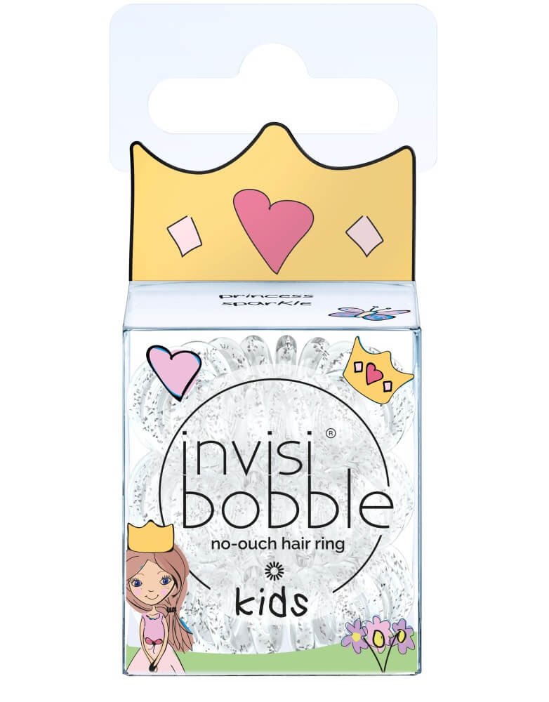 Invisibobble spincess sparkle gumičky pre detské vlásky 3ks